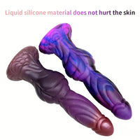 9.06in Liquid Silicone Monster Big Dildo For Males Females Sex Toy