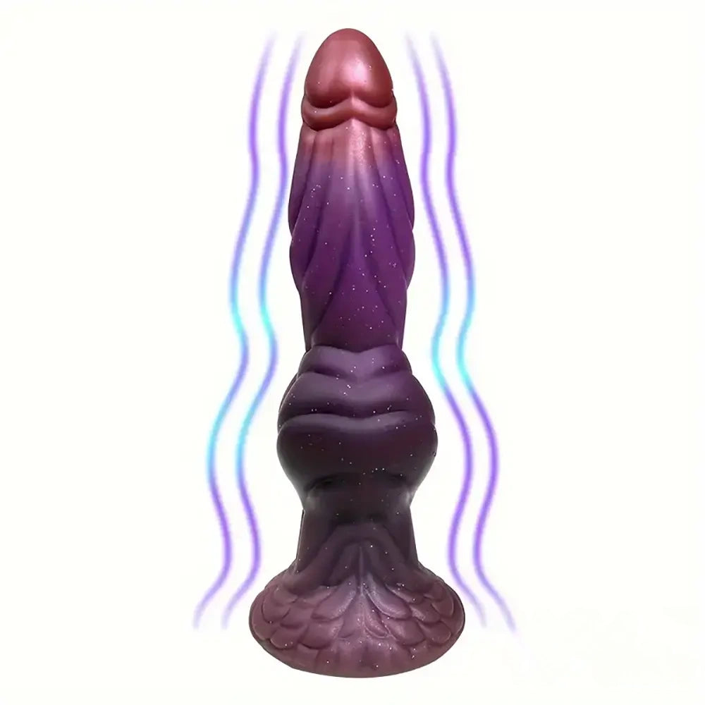9.06in Liquid Silicone Monster Big Dildo For Males Females Sex Toy