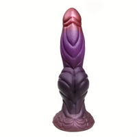 9.06in Liquid Silicone Monster Big Dildo For Males Females Sex Toy
