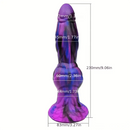 9.06in Liquid Silicone Monster Big Dildo For Males Females Sex Toy