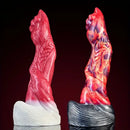 9.06in Real Cock Big Monster Penis Soft Silicone Dildo Anal Expander