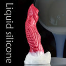 9.06in Real Cock Big Monster Penis Soft Silicone Dildo Anal Expander