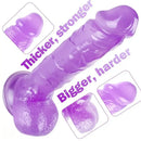 9.06in Realistic Lifelike Penis PVC Dildo With Strong Suction Cup