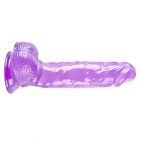 9.06in Realistic Lifelike Penis PVC Dildo With Strong Suction Cup