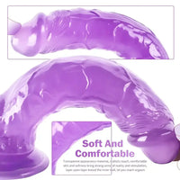 9.06in Realistic Lifelike Penis PVC Dildo With Strong Suction Cup