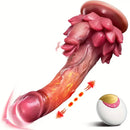 9.06in Realistic Silicone Dildo Vibrator With Thrusting Licking Heating