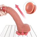 9.06in Realistic Silicone Dildo With Suction Cup For Erotic Vagina