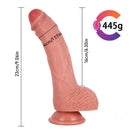 9.06in Realistic Silicone Dildo With Suction Cup For Erotic Vagina