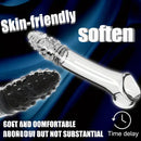 9.06in Realistic Soft-Touch Hollow TPE Soft Spiked Dildo For Women