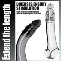 9.06in Realistic Soft-Touch Hollow TPE Soft Spiked Dildo For Women