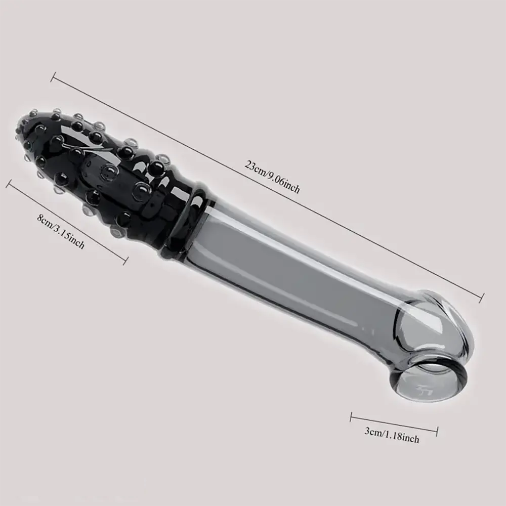 9.06in Realistic Soft-Touch Hollow TPE Soft Spiked Dildo For Women
