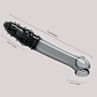 9.06in Realistic Soft-Touch Hollow TPE Soft Spiked Dildo For Women
