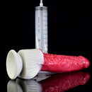 9.06in Realistic Squirting Big Silicone Dick Spiked Silicone Dildo