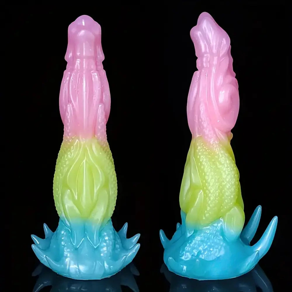 9.06in Silicone Dragon Big Soft Dildo For G-Spot Anal Stimulation Sex