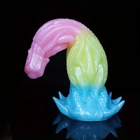 9.06in Silicone Dragon Big Soft Dildo For G-Spot Anal Stimulation Sex