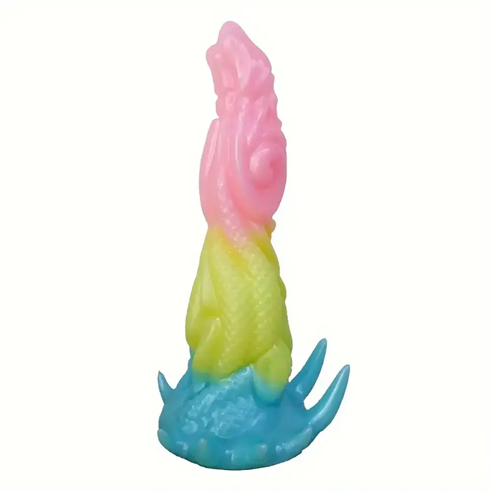 9.06in Silicone Dragon Big Soft Dildo For G-Spot Anal Stimulation Sex