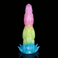9.06in Silicone Dragon Big Soft Dildo For G-Spot Anal Stimulation Sex