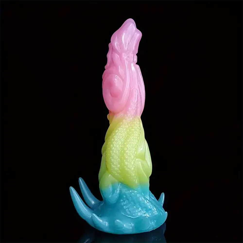 9.06in Silicone Dragon Big Soft Dildo For G-Spot Anal Stimulation Sex