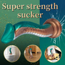 9.06in Silicone Soft Big Fantasy Snake Curved Dildo For Sex Love