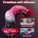 9.06in Silicone Soft Fantasy Big Wolf Knot Dildo With Suction Cup