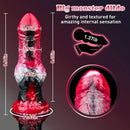 9.06in Silicone Soft Fantasy Big Wolf Knot Dildo With Suction Cup
