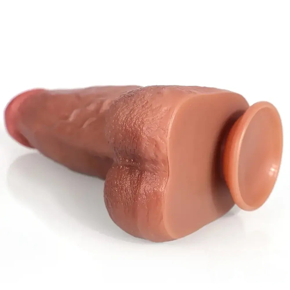 9.06in Superb Skin Thick Real Silicone Big Dildo For Females Males