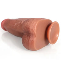 9.06in Superb Skin Thick Real Silicone Big Dildo For Females Males
