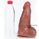 9.06in Superb Skin Thick Real Silicone Big Dildo For Females Males