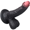 9.06in Uncut Lifelike Soft Big Dildo Anal Sex Toy For Women Men Love Toy