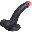 9.06in Uncut Lifelike Soft Big Dildo Anal Sex Toy For Women Men Love Toy