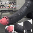 9.06in Uncut Lifelike Soft Big Dildo Anal Sex Toy For Women Men Love Toy