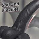 9.06in Uncut Lifelike Soft Big Dildo Anal Sex Toy For Women Men Love Toy