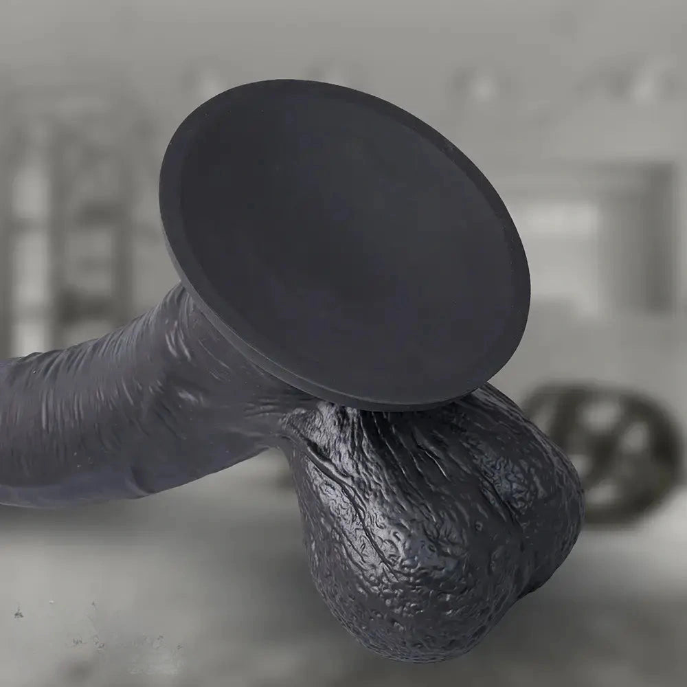 9.06in Uncut Lifelike Soft Big Dildo Anal Sex Toy For Women Men Love Toy