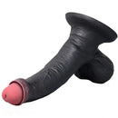 9.06in Uncut Lifelike Soft Big Dildo Anal Sex Toy For Women Men Love Toy