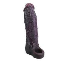 9.06in Vibrating Silicone Realistic Real Human Touch Private Dildo Sleeve