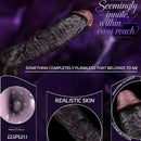 9.06in Vibrating Silicone Realistic Real Human Touch Private Dildo Sleeve