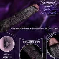 9.06in Vibrating Silicone Realistic Real Human Touch Private Dildo Sleeve