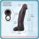 9.06in Vibrating Silicone Realistic Real Human Touch Private Dildo Sleeve