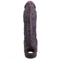 9.06in Vibrating Silicone Realistic Real Human Touch Private Dildo Sleeve