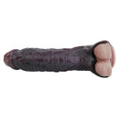 9.06in Vibrating Silicone Realistic Real Human Touch Private Dildo Sleeve