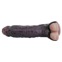 9.06in Vibrating Silicone Realistic Real Human Touch Private Dildo Sleeve