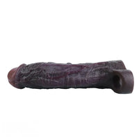 9.06in Vibrating Silicone Realistic Real Human Touch Private Dildo Sleeve