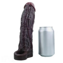 9.06in Vibrating Silicone Realistic Real Human Touch Private Dildo Sleeve