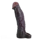 9.06in Vibrating Silicone Realistic Real Human Touch Private Dildo Sleeve