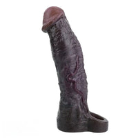 9.06in Vibrating Silicone Realistic Real Human Touch Private Dildo Sleeve
