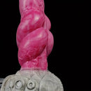 9.06in Wolf Knot Ejaculating Soft Silicone Big Dildo For Vaginal Sex