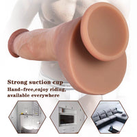 9.06in Women Lifelike Real Dildo Ass Vaginal Sex Toy Small Glans