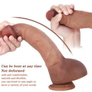 9.06in Women Lifelike Real Dildo Ass Vaginal Sex Toy Small Glans
