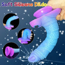 9.08in Silicone Soft Big Dragon Elephant Dildo For G-spot Stimulator