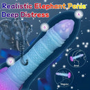9.08in Silicone Soft Big Dragon Elephant Dildo For G-spot Stimulator